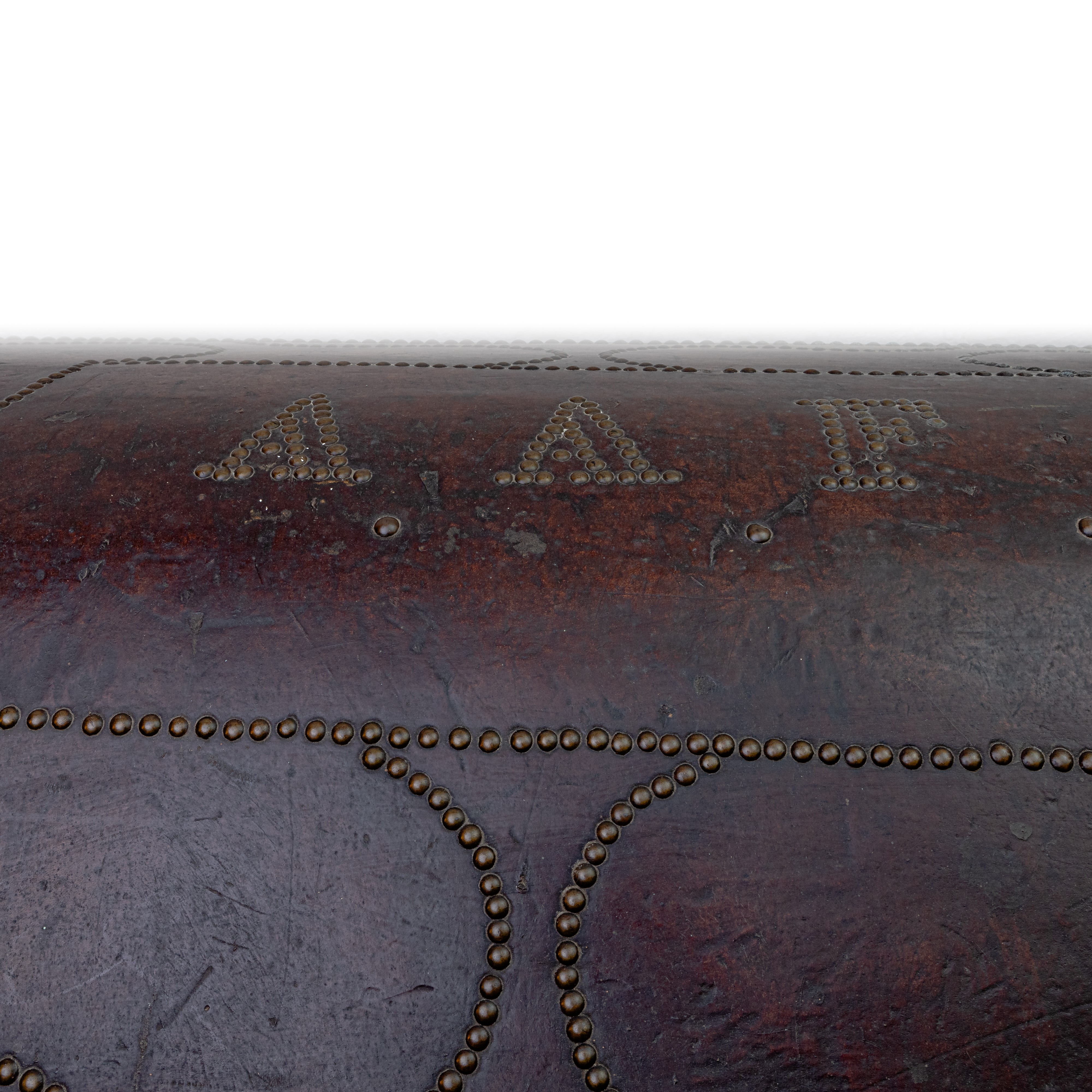 Baule in Cuoio e Legno,