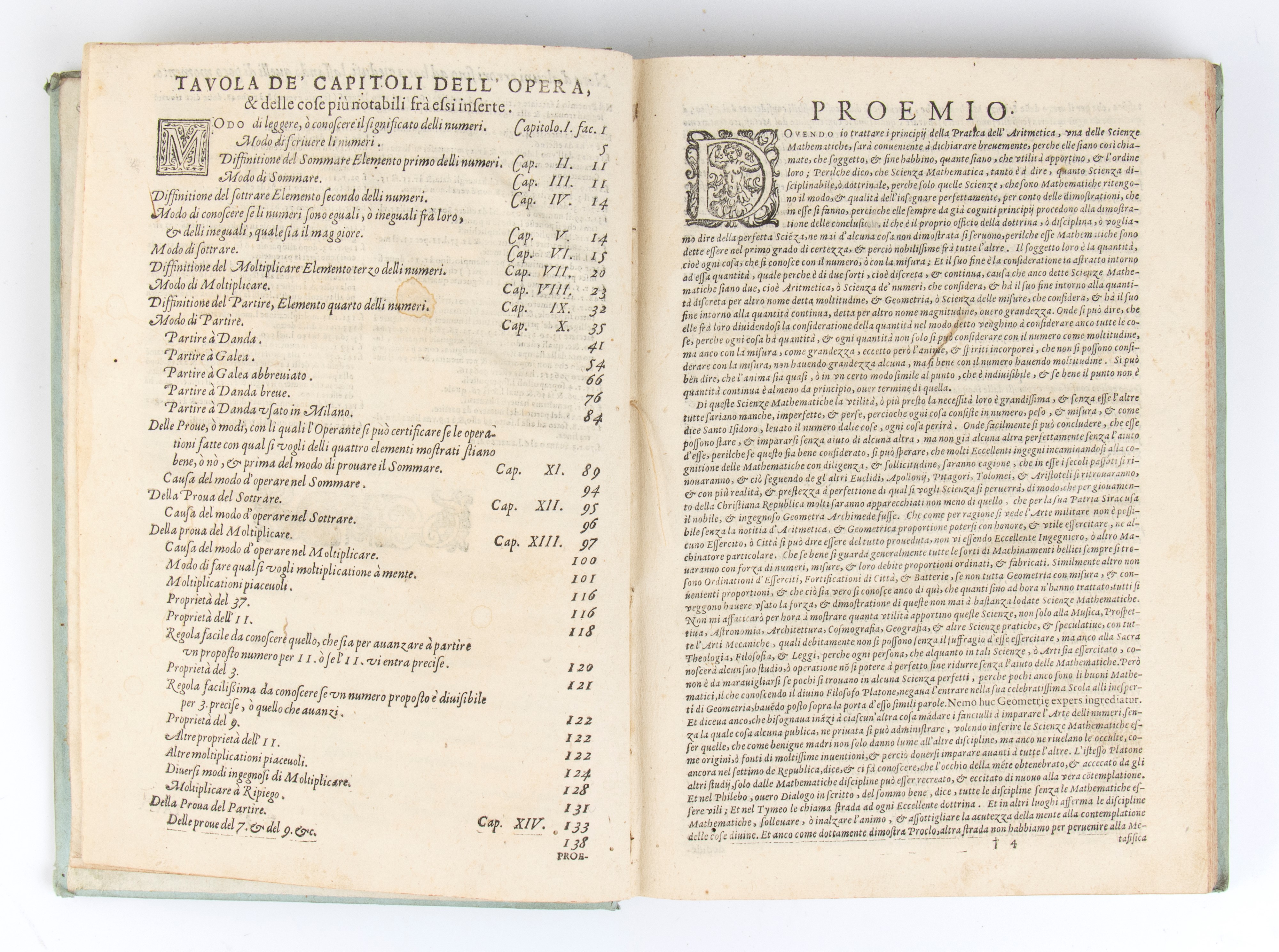 Cataldi Antonio Pietro Prima Parte della Aritmetica, Overo Elementi Pratici Delli Numeri - Second...
