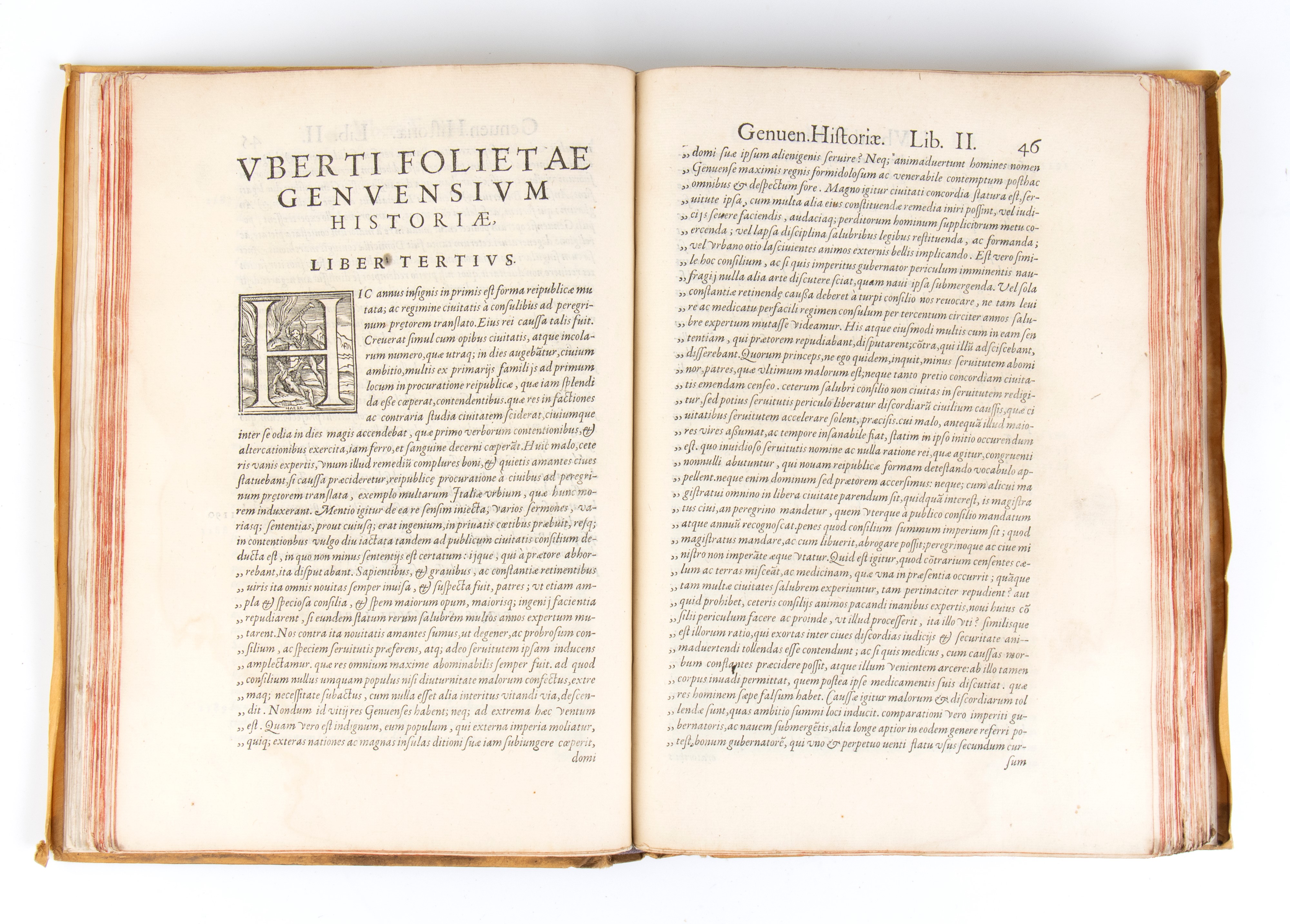 Foglietta Uberto. Historia Genuensium Libri XII. Genova 1585
