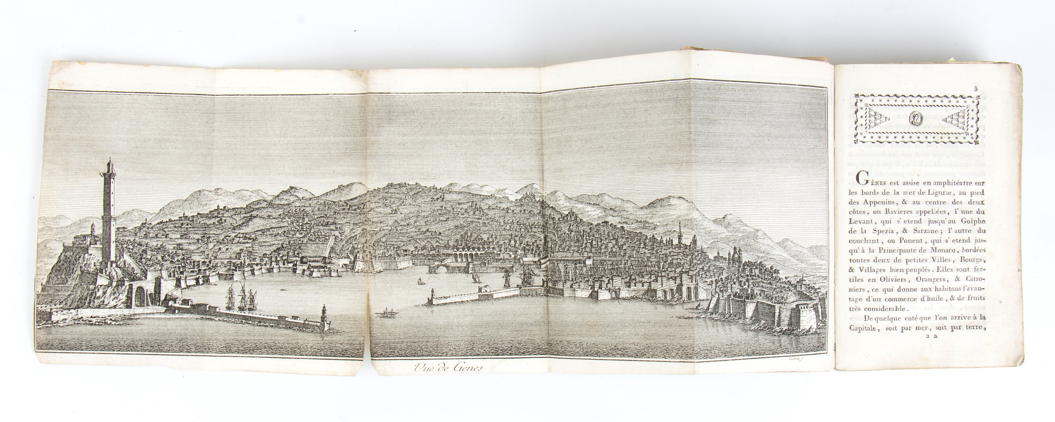 Ortica Agostino. Description Des Beautés De Genes Et De Ses Environs. Genova 1792