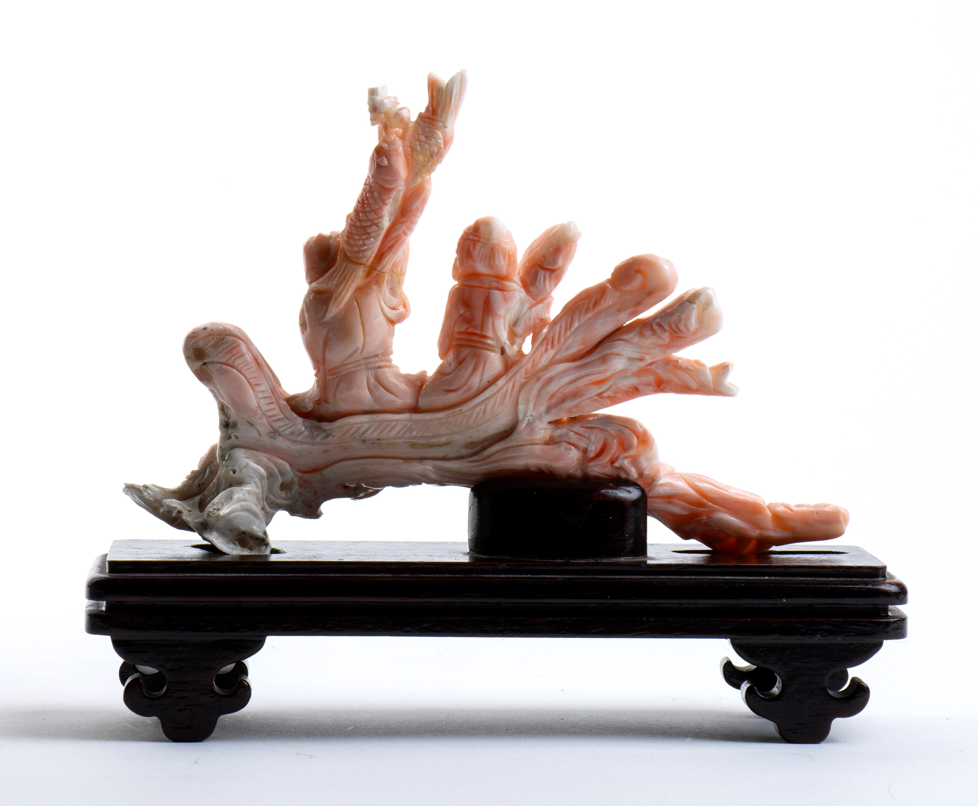 SCULTURA IN CORALLO ROSA