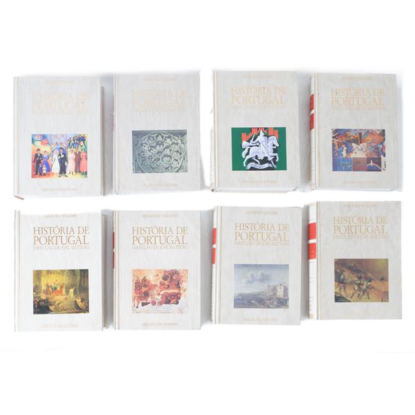 Eight volumes of Portuguese history  (1992)  - Auction Smart Auction: furniture, paintings, sculptures, silver and more at affordable prices - Bertolami Fine Art - Casa d'Aste