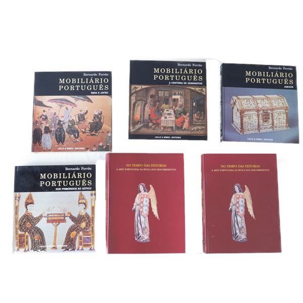 Lot of six volumes by Bernardo Ferrao  (1992)  - Auction Smart Auction: furniture, paintings, sculptures, silver and more at affordable prices - Bertolami Fine Art - Casa d'Aste