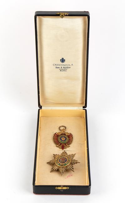 Italia, Regno,ordine di Skanderbeg, Gran Croce, Placca e Pendente