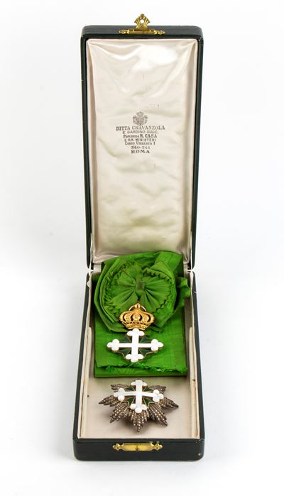 Ordine dei Ss. Maurizio e Lazzaro, Placca, Fascia e Pendente