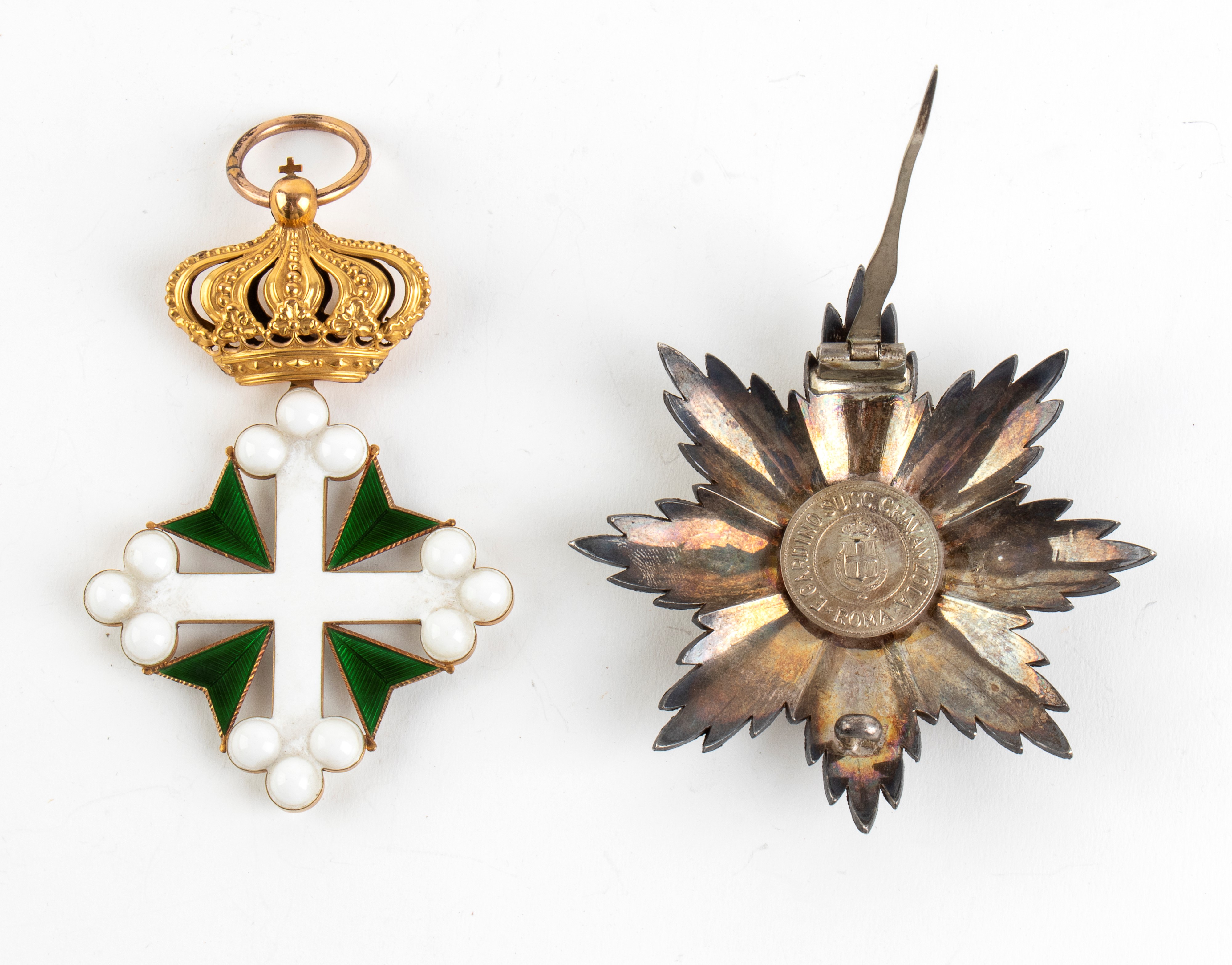 Ordine dei Ss. Maurizio e Lazzaro, Placca, Fascia e Pendente