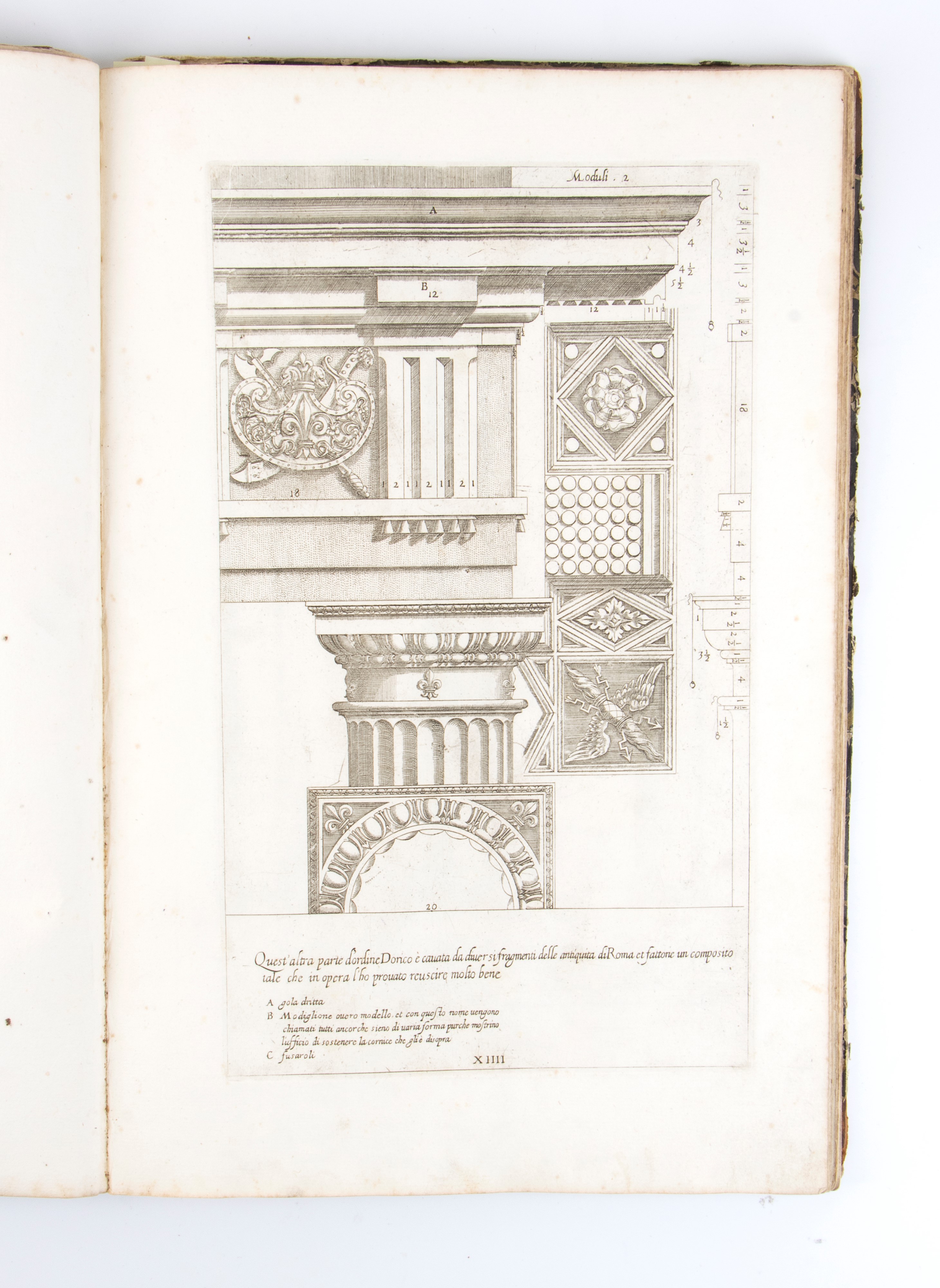 Jacopo Barozzi da Vignola. Regola Delli Cinque Ordini D’architettura, in Roma Presso Carlo Losi L...