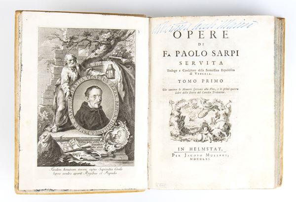 OPERE DI PAOLO SARPI 8 vol. 1761