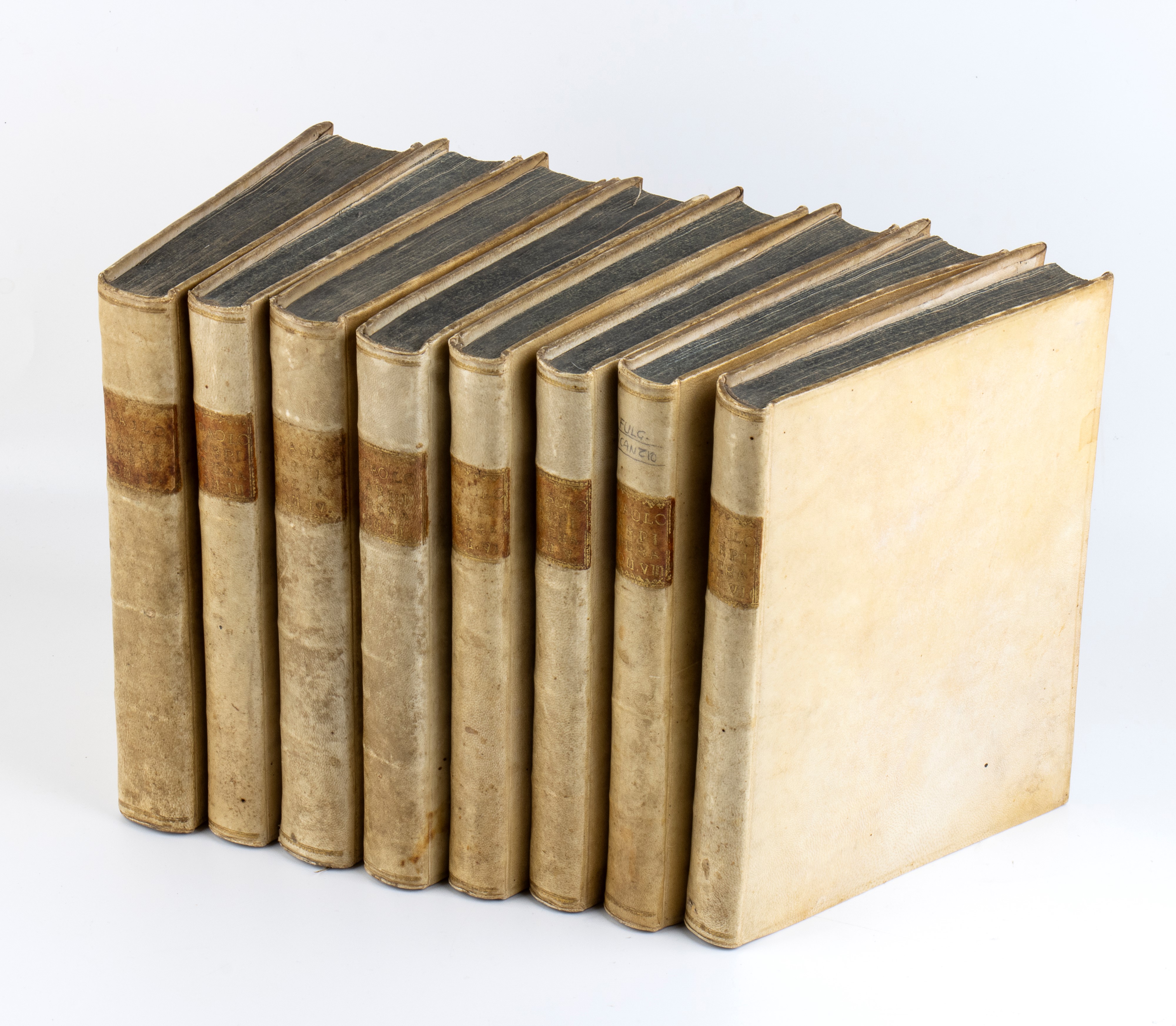 Opere di Paolo Sarpi 8 Vol. 1761