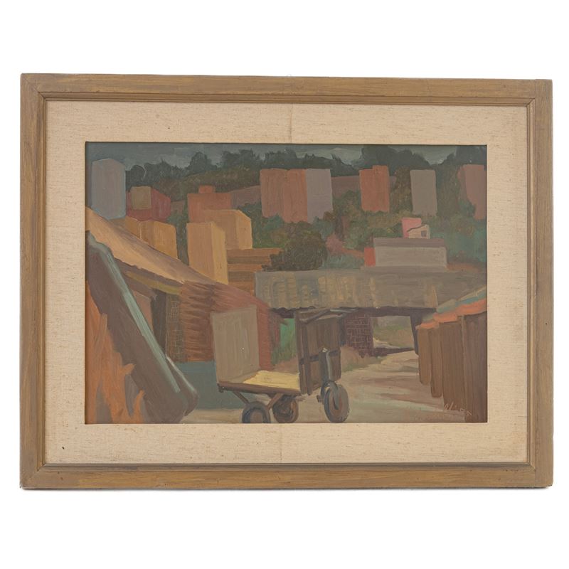 Umberto Carabella - Paesaggio Geometrico