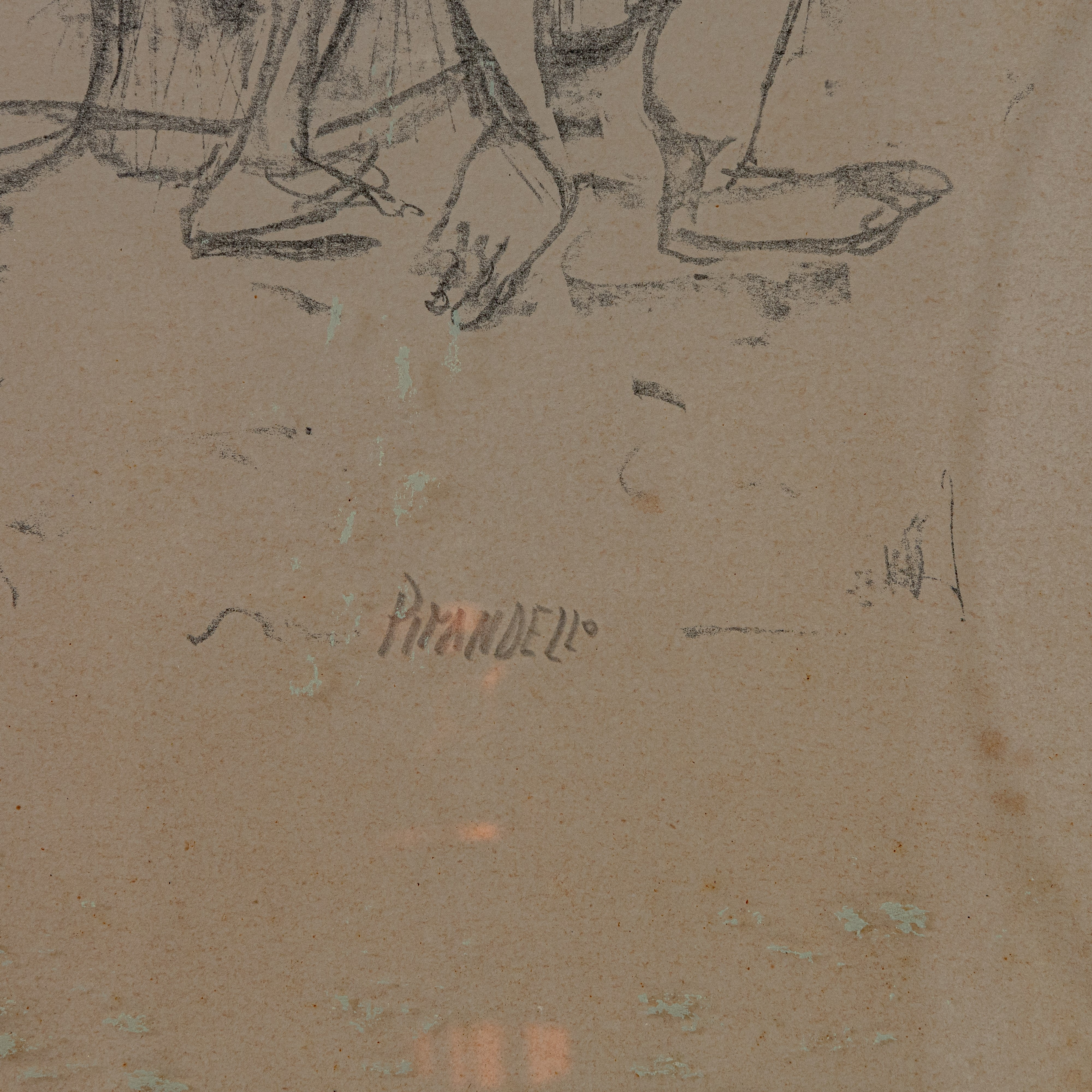 Nudi femminili, multiplo su carta