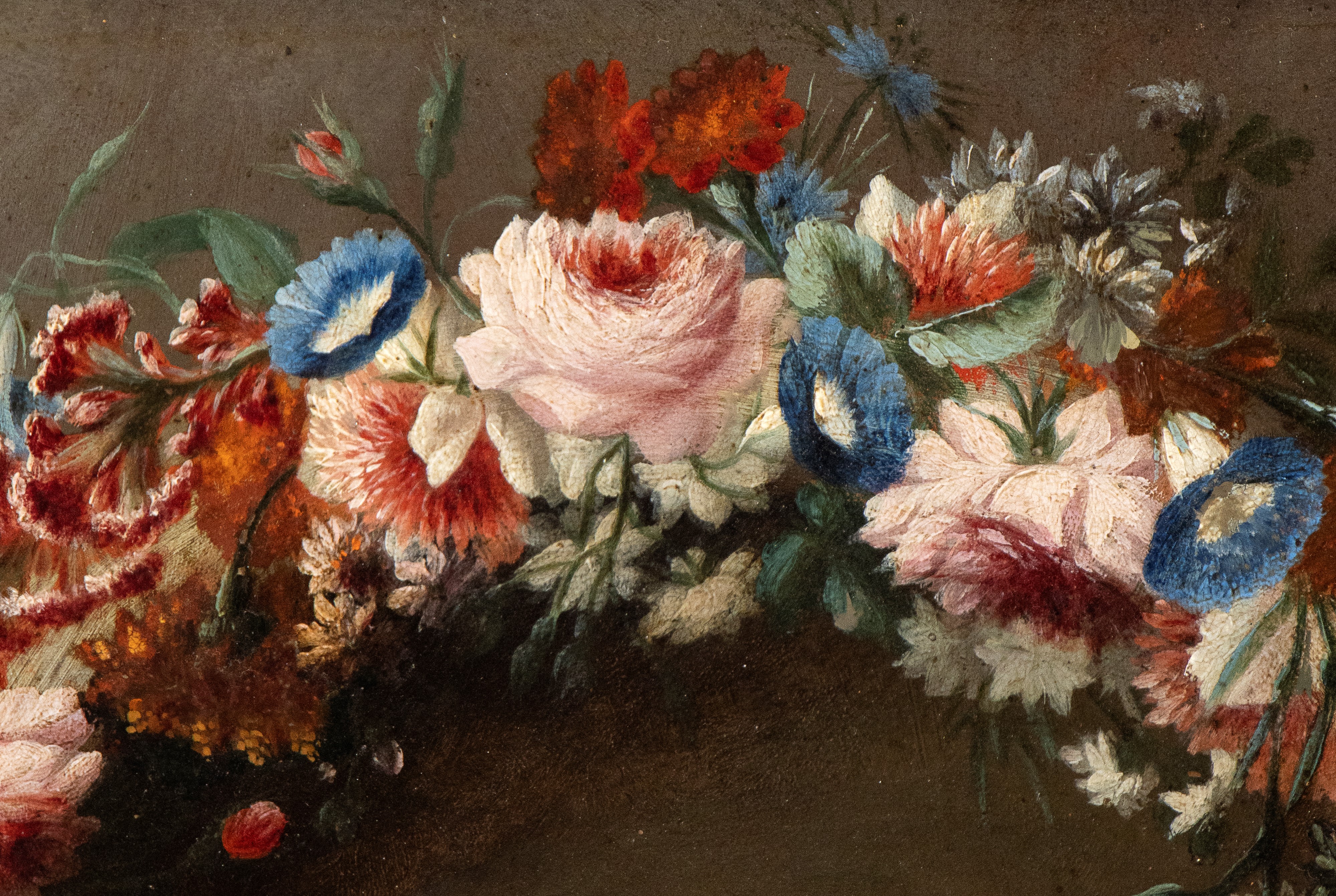 Mario Nuzzi Mario De' Fiori, Filippo Lauri - Ghirlanda di Fiori con Putti