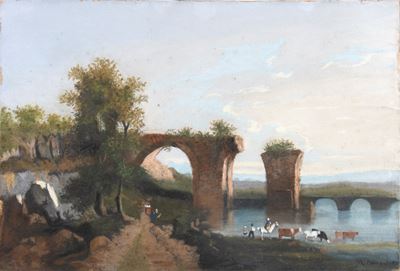Veduta del Ponte di Augusto a Narni