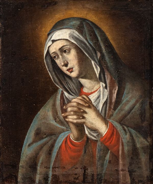 Artista emiliano, XVIII secolo - Praying Virgin