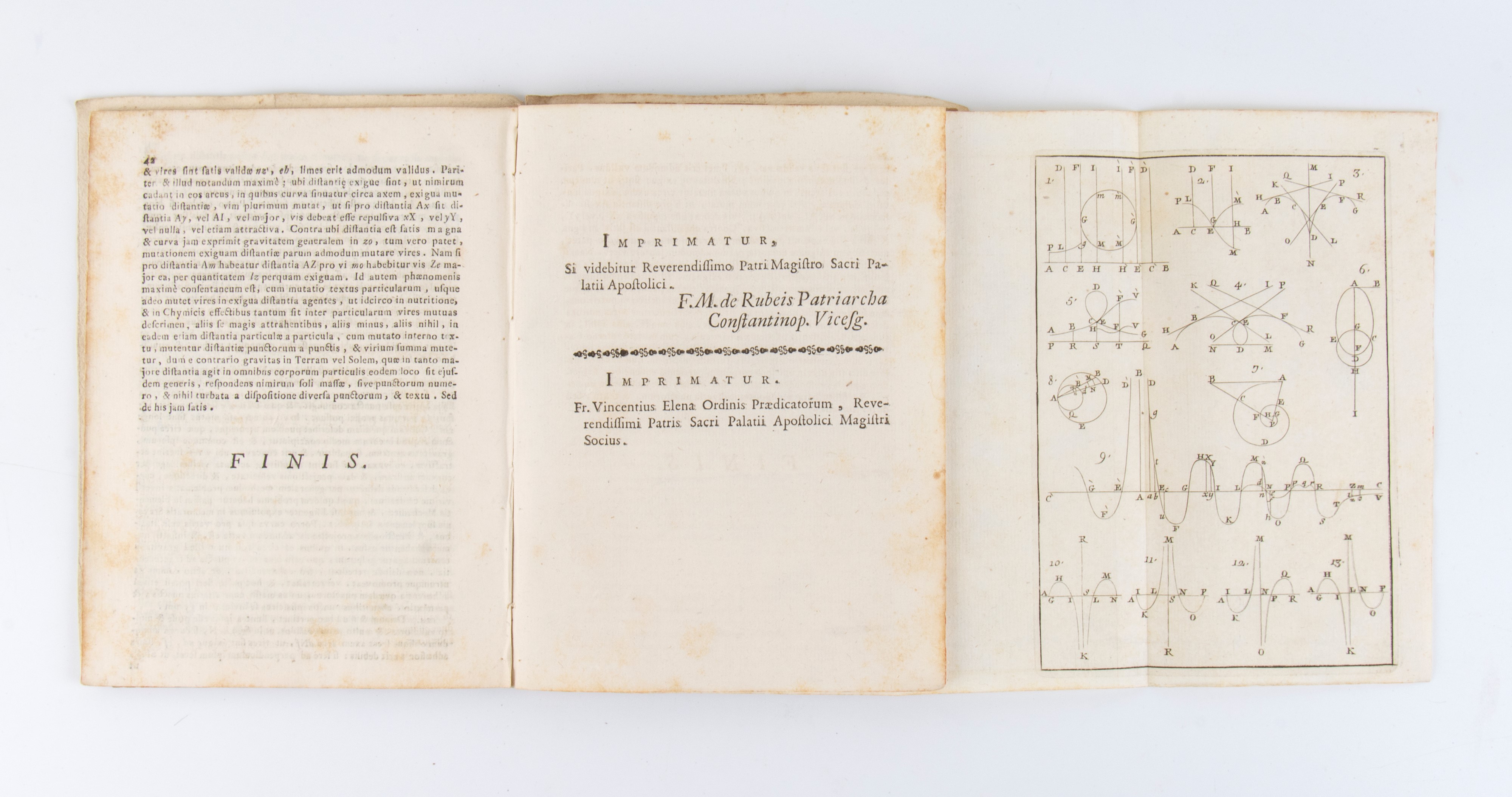 Ruggero Boscovich. De Lege Virium in Natura Existentium Dissertatio. Roma 1755