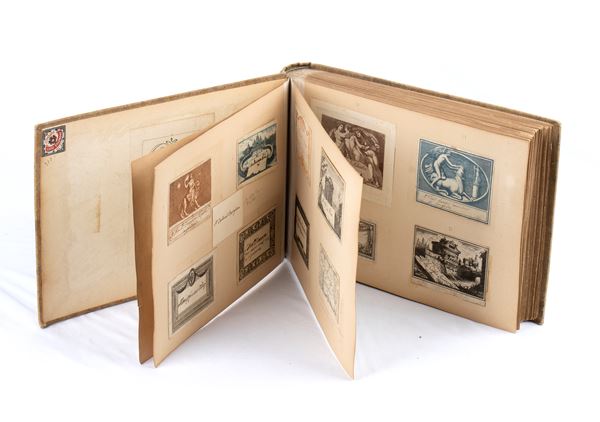 Album contenitore collezione di biglietti da visita 