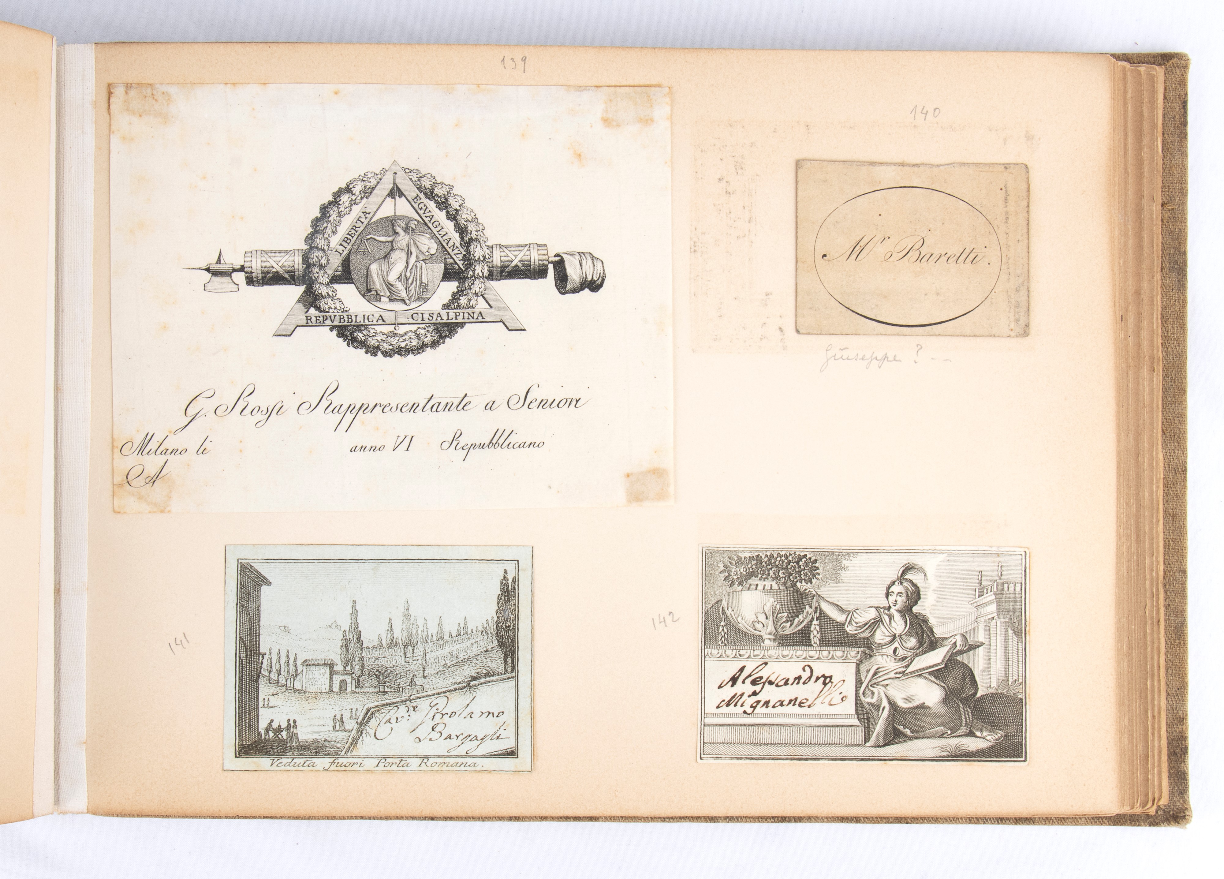 Album Contenitore Collezione di Biglietti da Visita