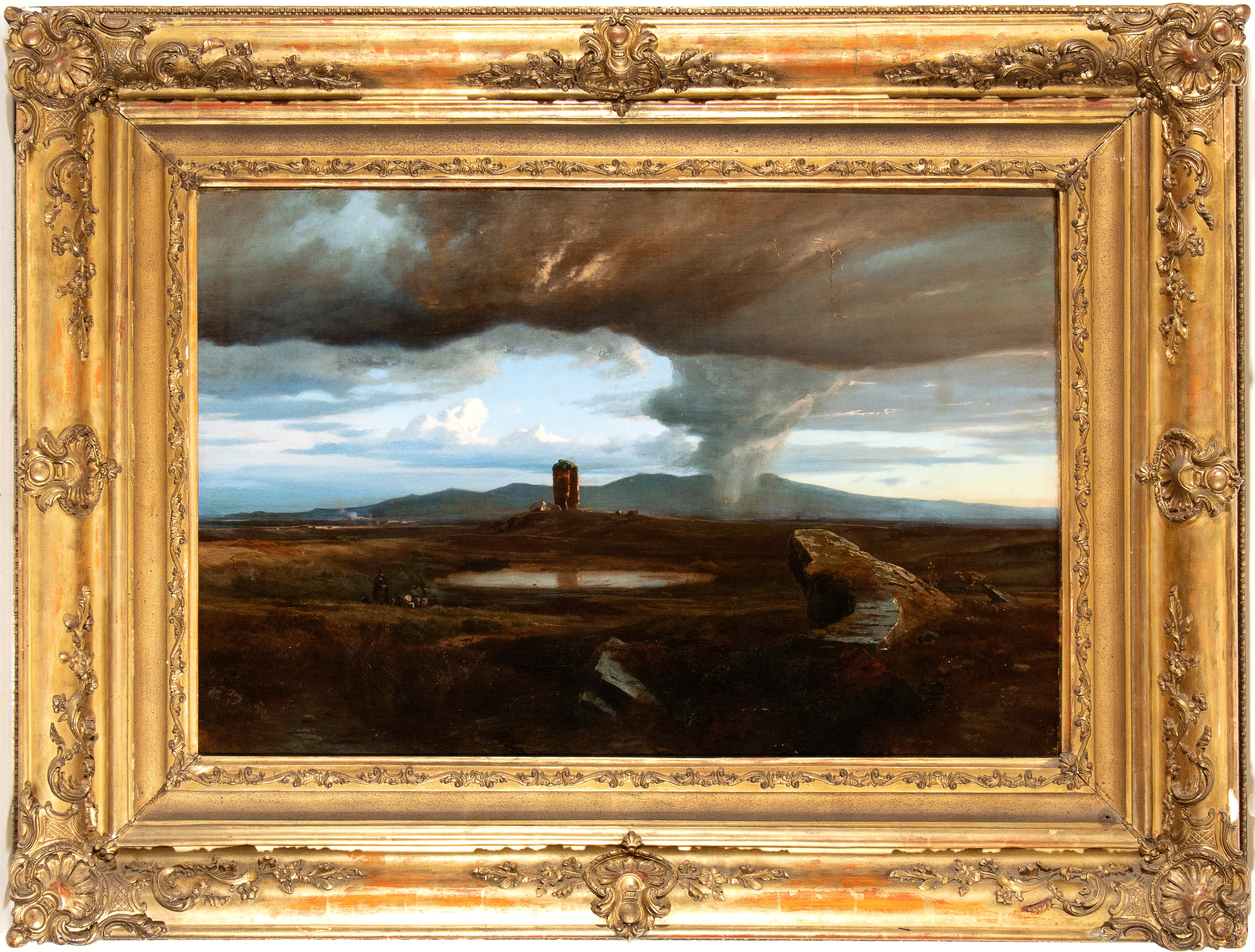 Robert Kraus - Campagna Romana con Temporale