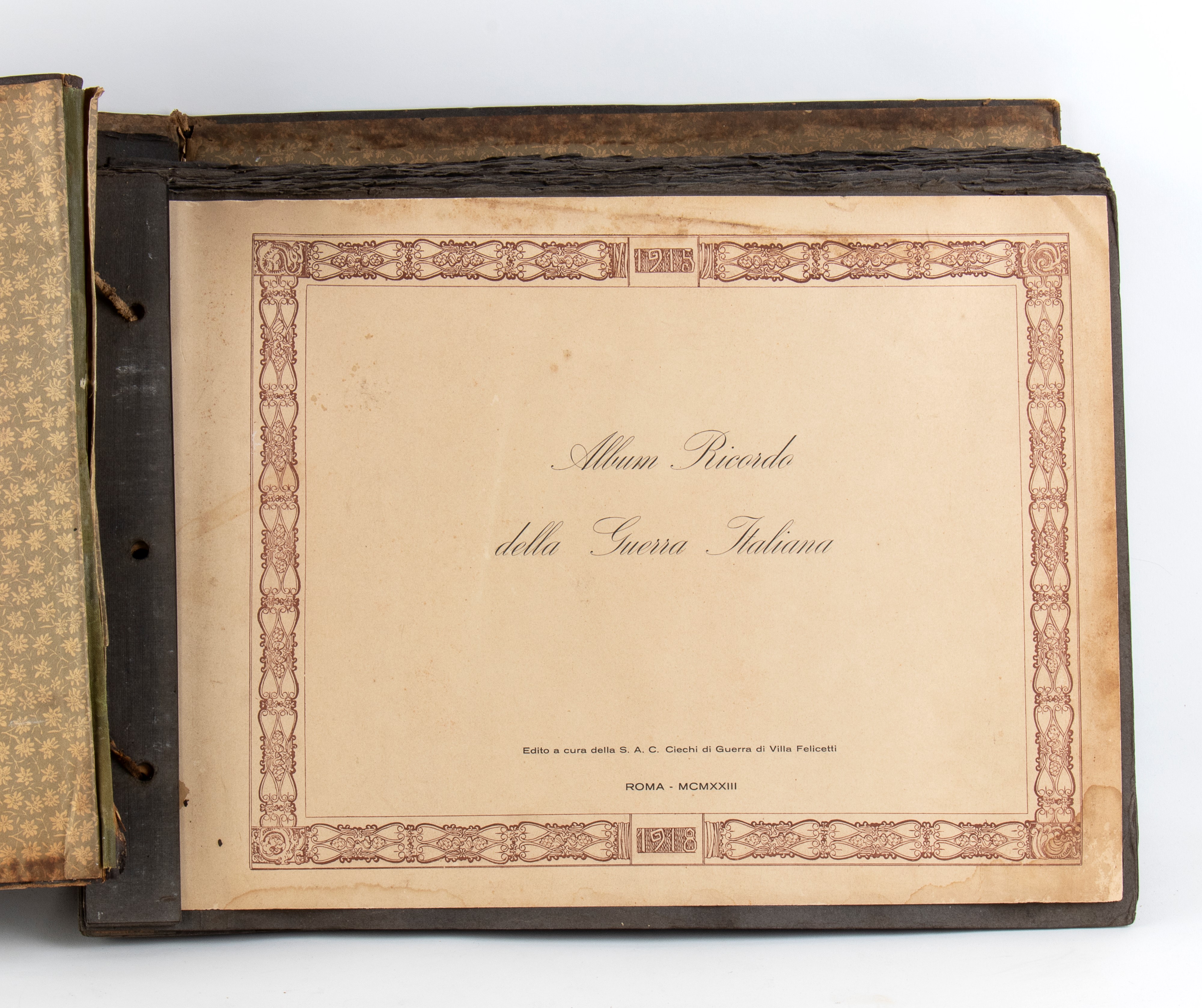 Album Ricordo della Grande Guerra