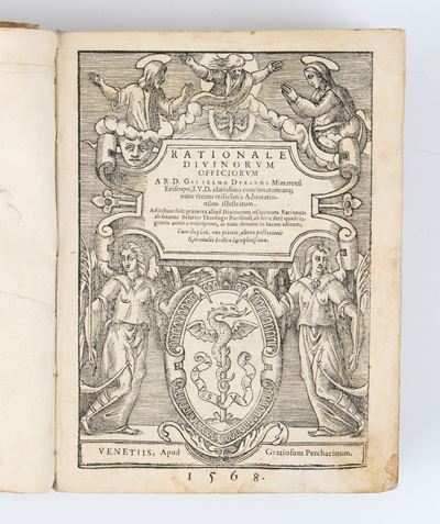 Guilelmus Durantus. Rationale Divinorum. Venezia 1568