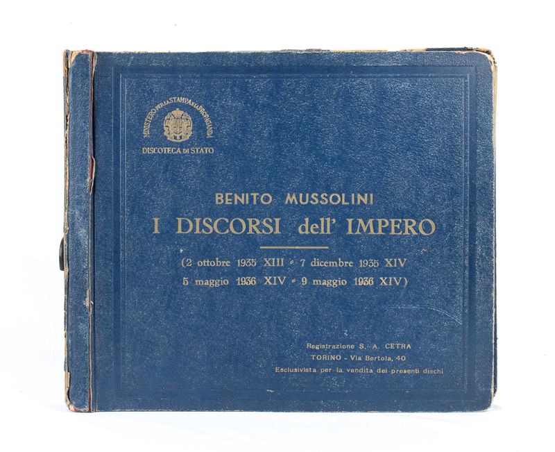Mussolini, Benito (dovia di Predappio, 29 Luglio 1883 – Giulino di Mezzegra, 28 Aprile 1945)