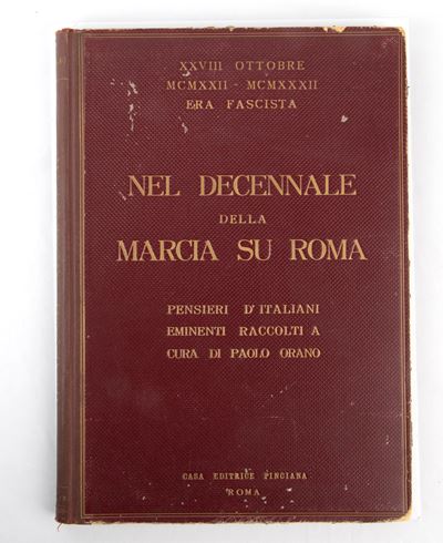 Marcia su Roma, nel Decennale - Orano, Paolo