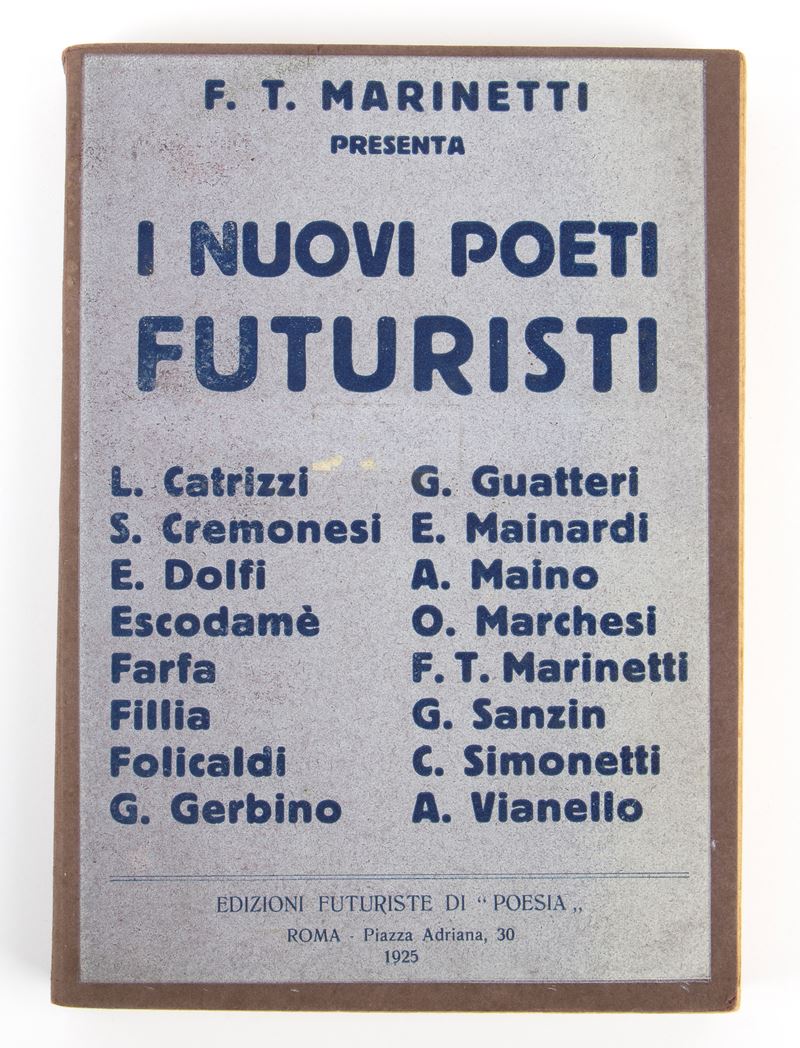 Futurismo - Marinetti, Filippo Tommaso (Alessandria d'Egitto, 22 dicembre 1876 – Bellagio, 2 dice...