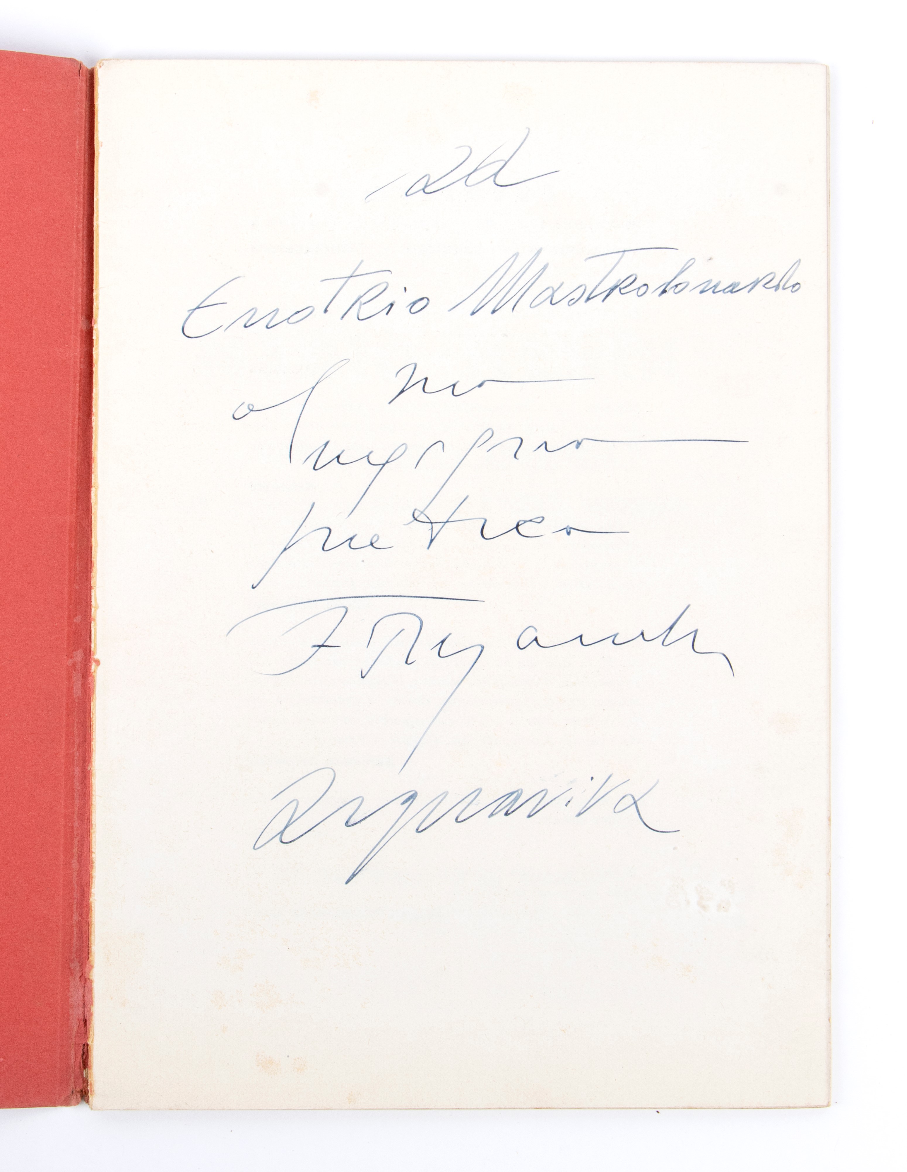 FUTURISMO - Marinetti, F.T., "Mario Menin camicia nera futurista"