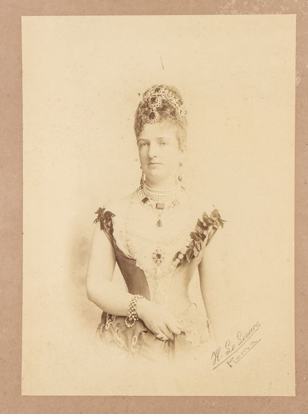 Margherita di Savoia (Torino, 20 novembre 1851 – Bordighera, 4 gennaio 1926) - Henry Le  Lieure
