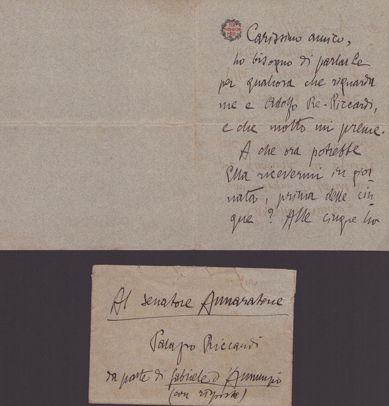 D'annunzio, Gabriele (pescara, 12 Marzo 1863 – Gardone Riviera, 1 Marzo 1938)