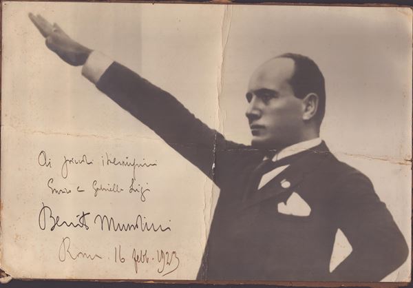 Mussolini, Benito (Dovia di Predappio 1883 - Giulino di Mezzegra, Dongo, 1945)