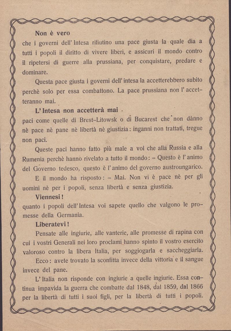 Dannunziana - Volo su Vienna