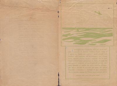 Dannunziana - Volo Trieste 7 Agosto 1915