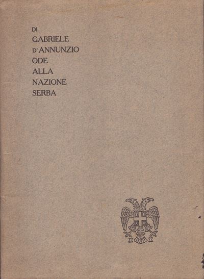 D'annunzio, Gabriele (pescara, 12 Marzo 1863 – Gardone Riviera, 1º Marzo 1938)
