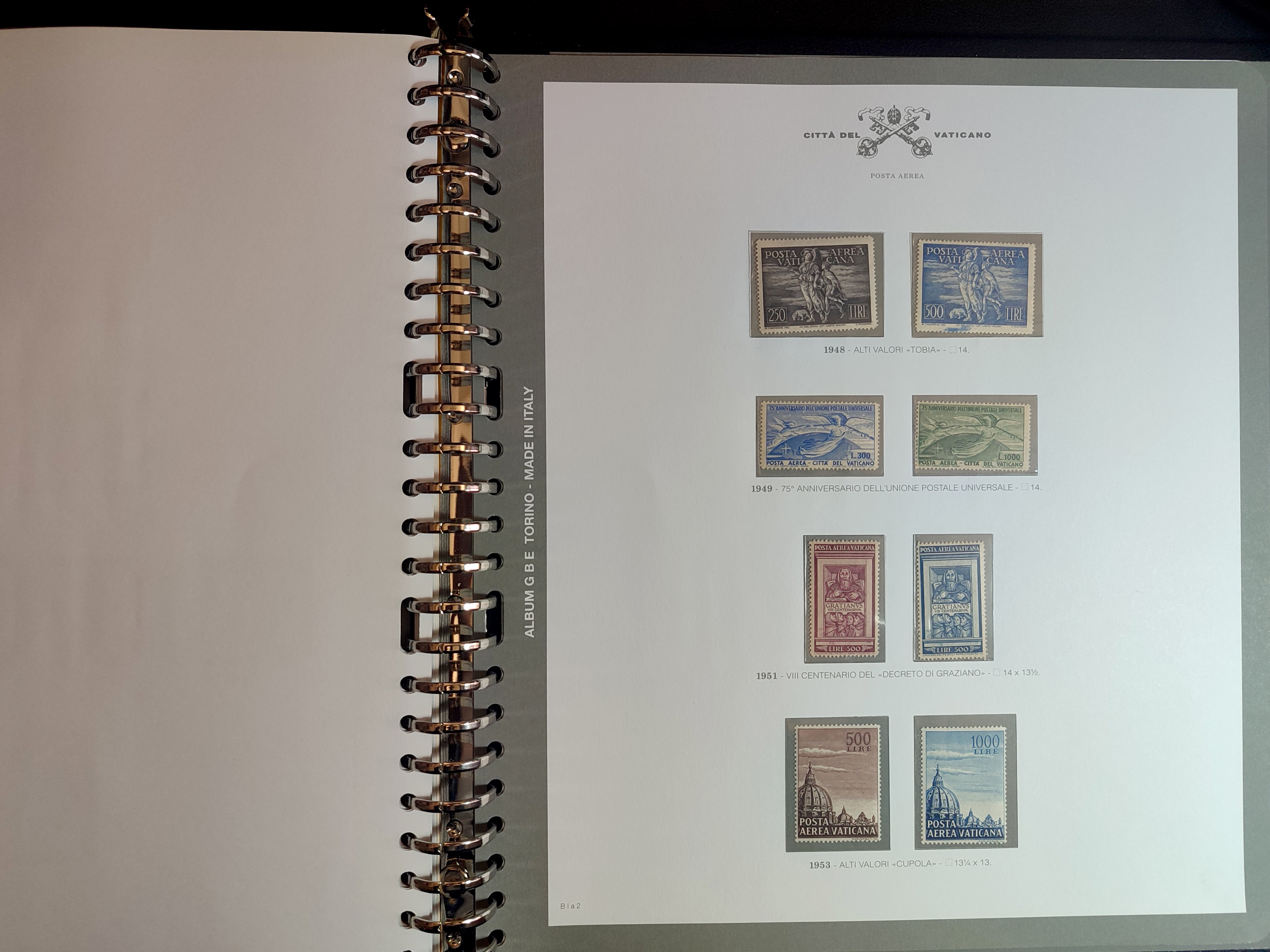 Collezione Vaticano 1929/2020 su Album Bolaffi