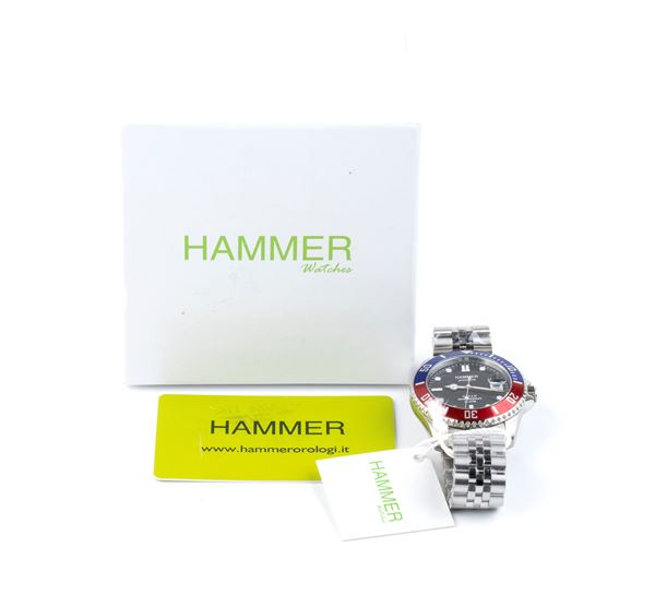 HAMMER: orologio polso in acciaio
