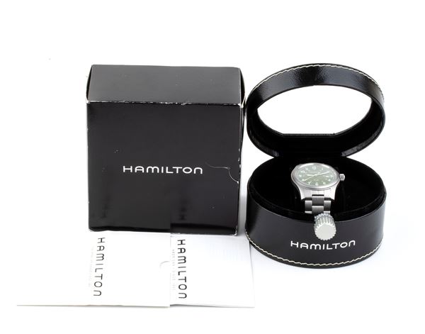 HAMILTON KHAKI: steel wristwatch