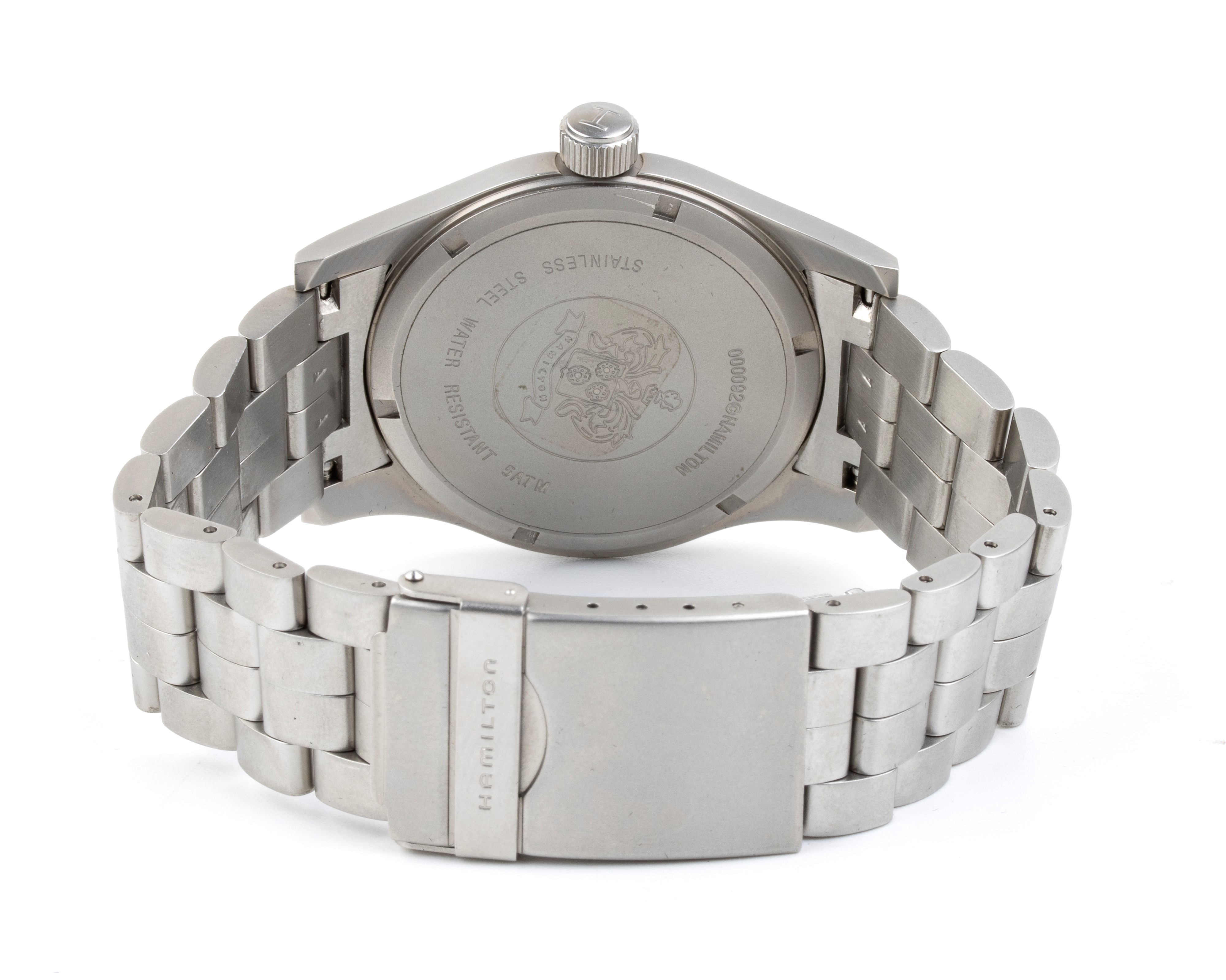 Hamilton - Orologio da polso Khaki, cassa e bracciale in acciaio satinato