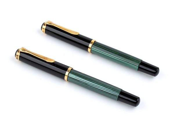 PELIKAN: penna a sfera K400 e penna stilografica M400, pennino F