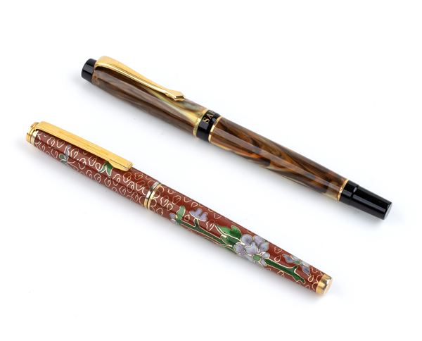 Due penne stilografiche
