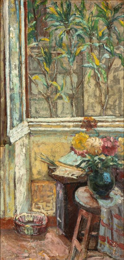 Interno di Casa con Finestra