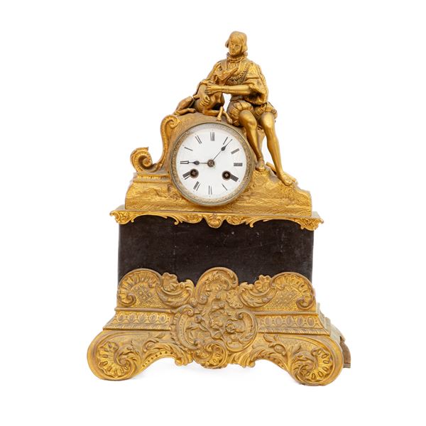 Orologio da appoggio,   (metà XIX secolo)  - Asta Smart Auction: arredi, dipinti, sculture, argenti e altro a prezzi vantaggiosi - Bertolami Fine Art - Casa d'Aste