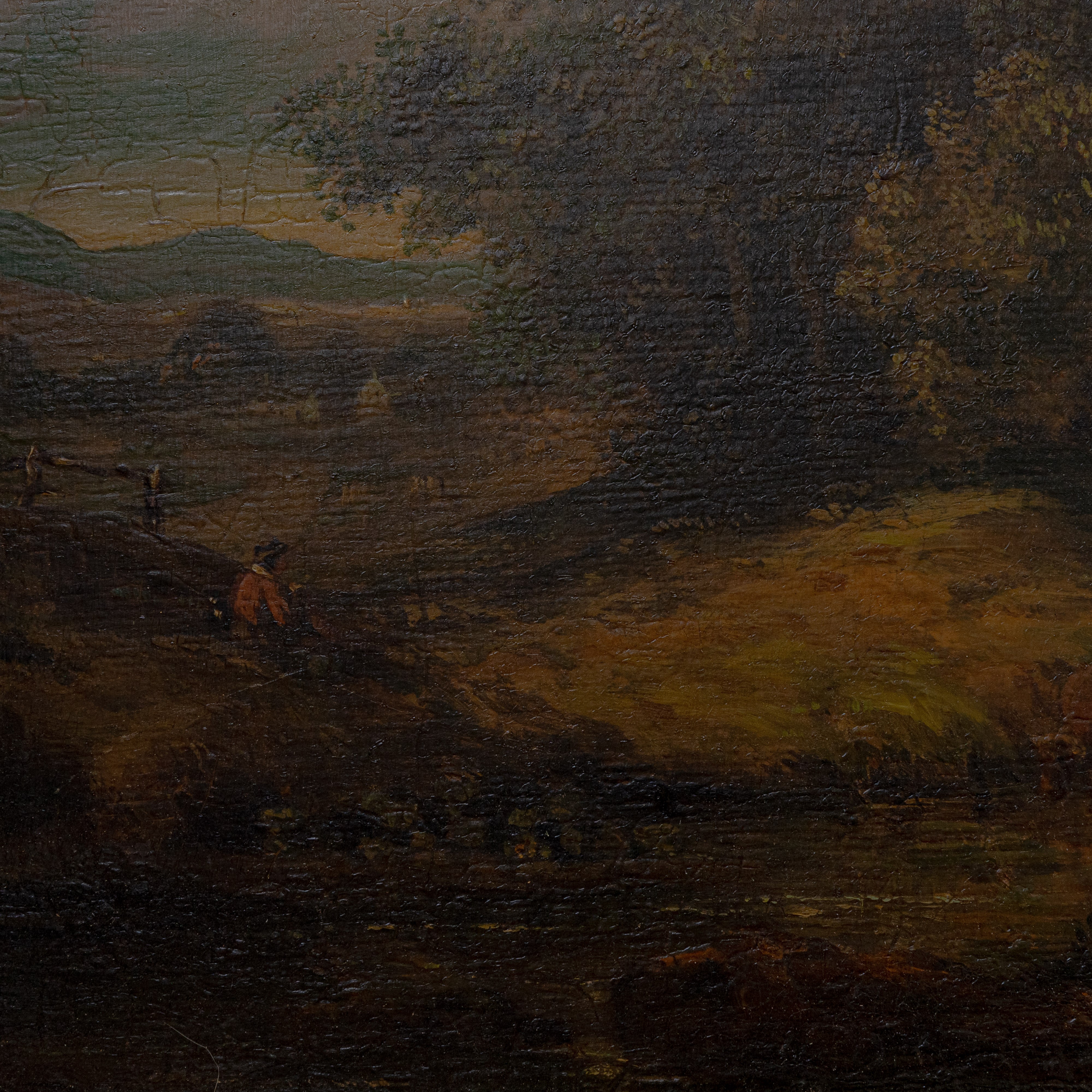 Scorcio di Paesaggio con Pastore e Mucche