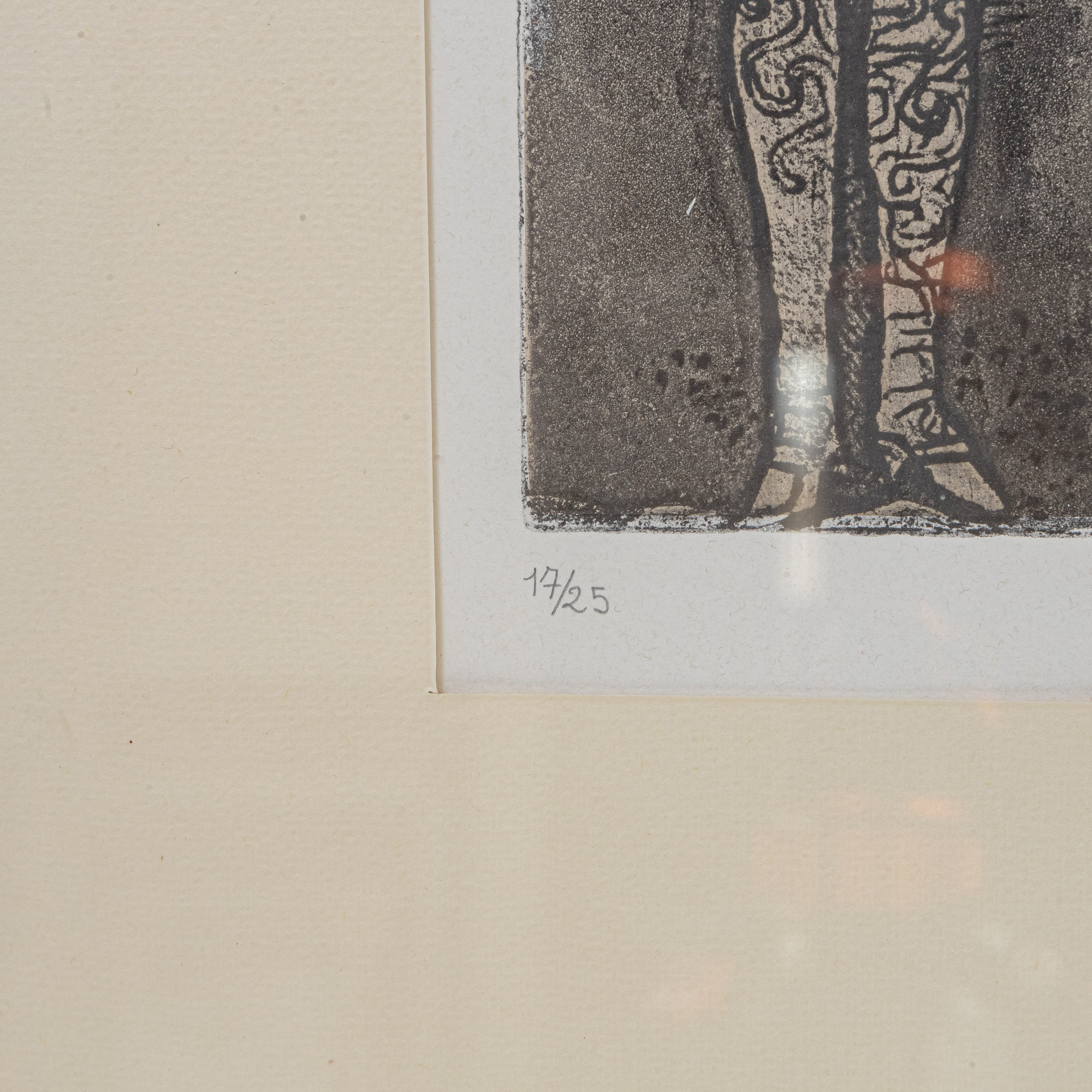 Coppia di fanciulle, multiplo su carta