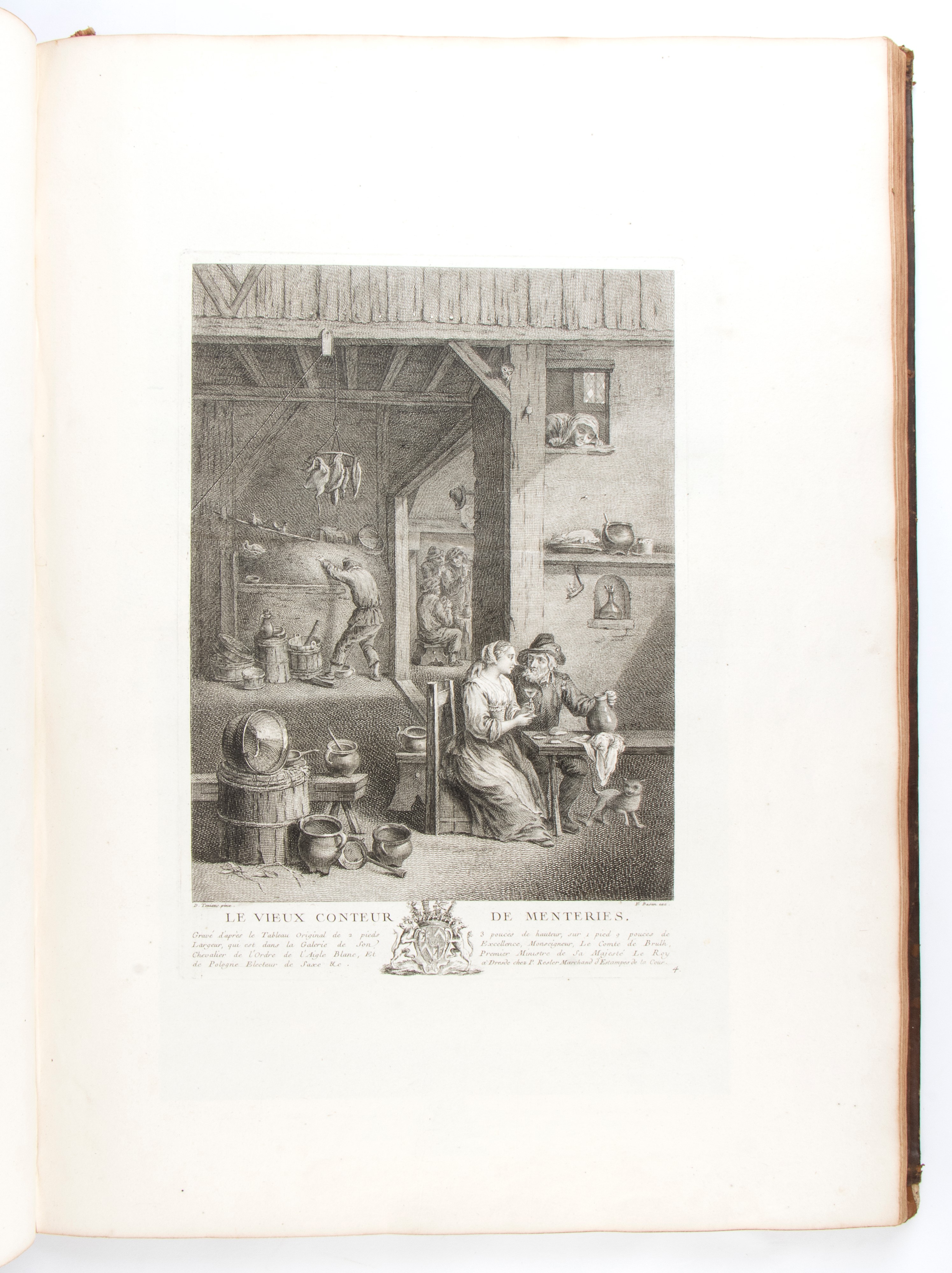 Recueil D'estampes Gravées D'aprez Les Tableaux De la Galerie Et Du Cabinet De S.e. Mr le Comte D...