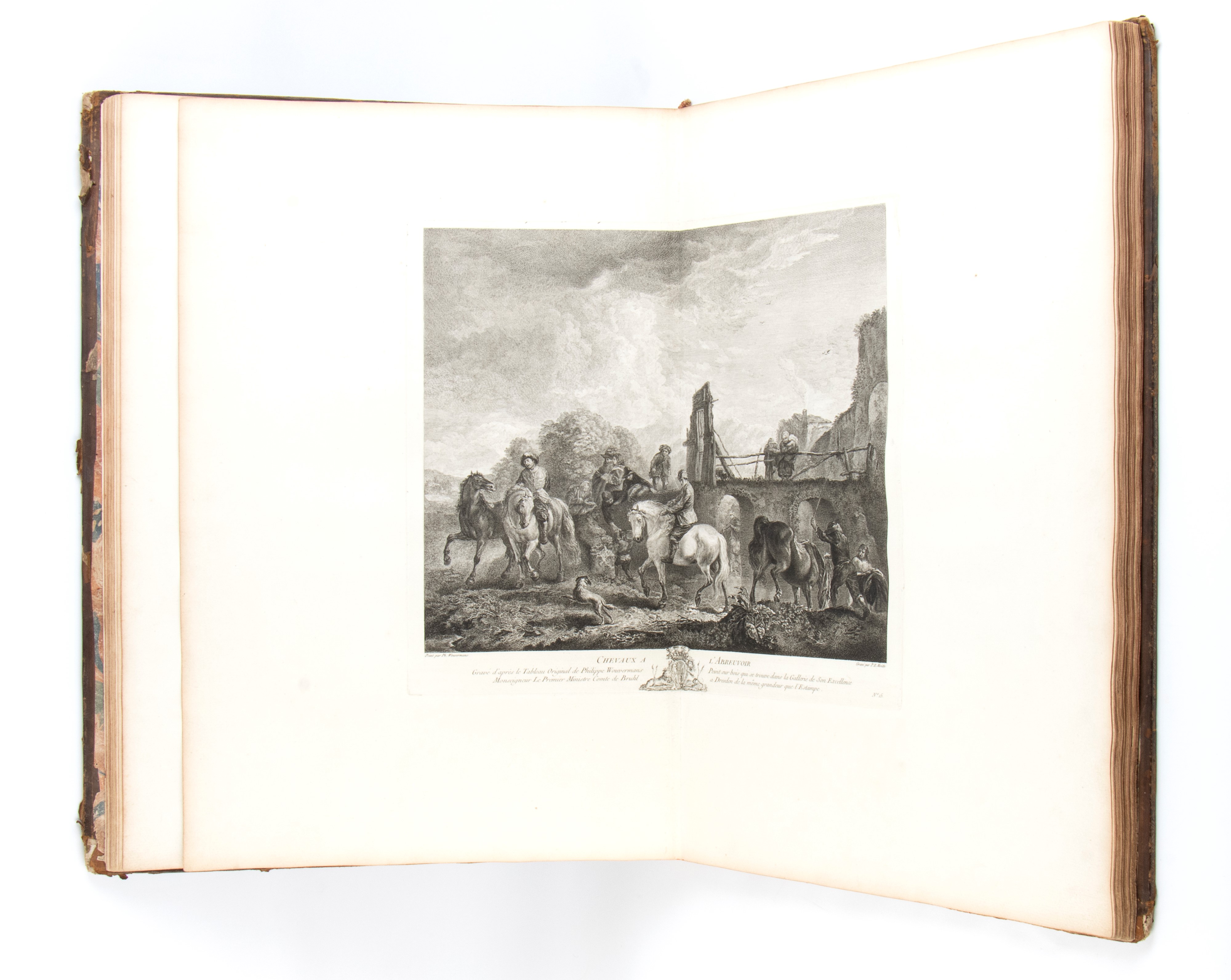 Recueil D'estampes Gravées D'aprez Les Tableaux De la Galerie Et Du Cabinet De S.e. Mr le Comte D...