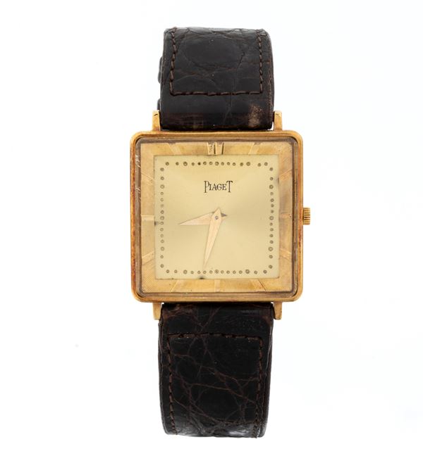 PIAGET: 18k gold wristwatch. 1960s