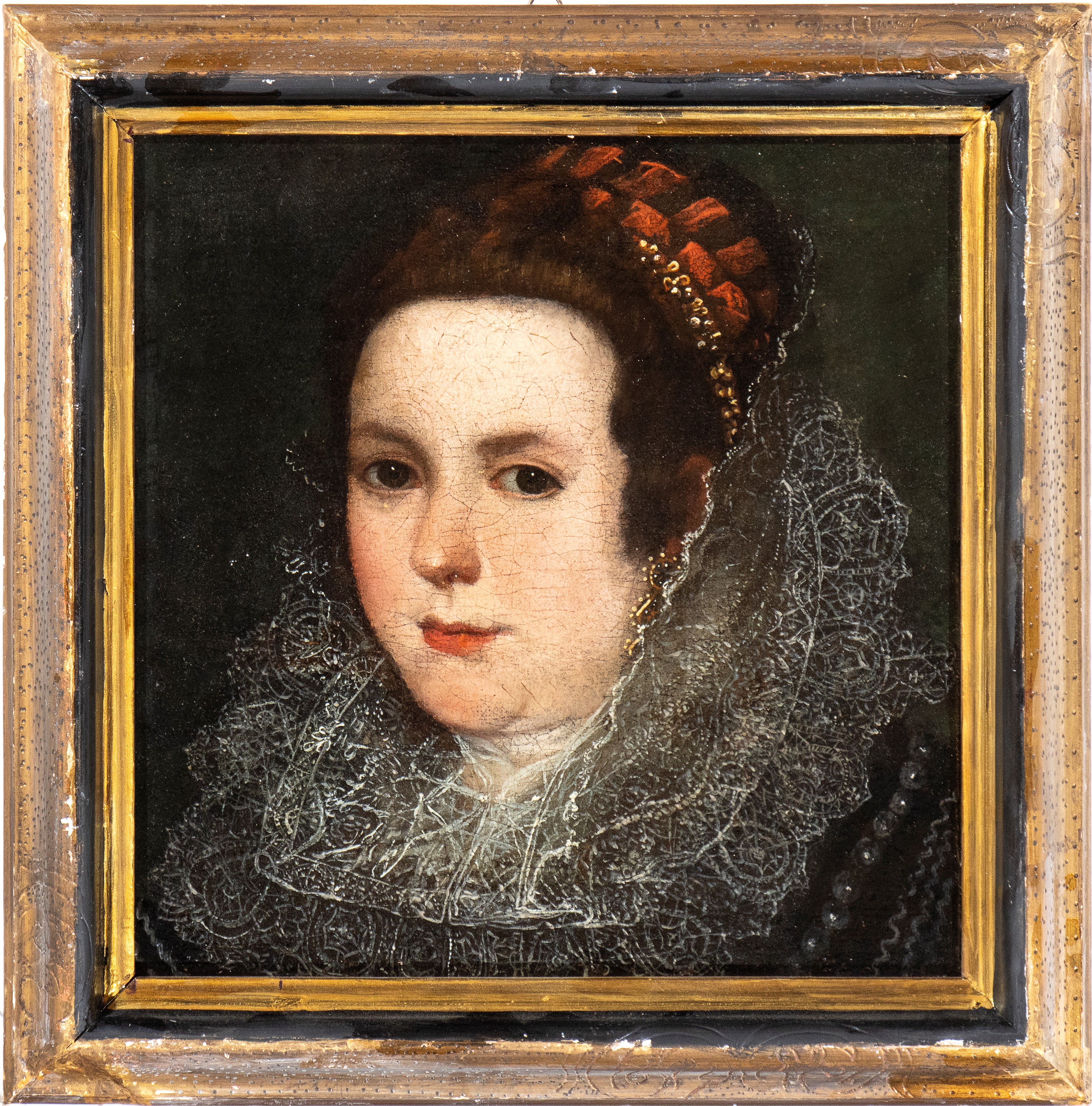 Artista Fiammingo, XVII Secolo - Ritratto di Gentildonna