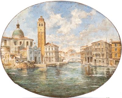 Veduta di Venezia Col Ponte delle Guglie