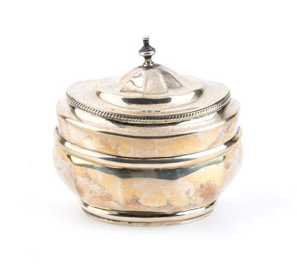 Charles Horner - English Victorian sterling silver tea caddy